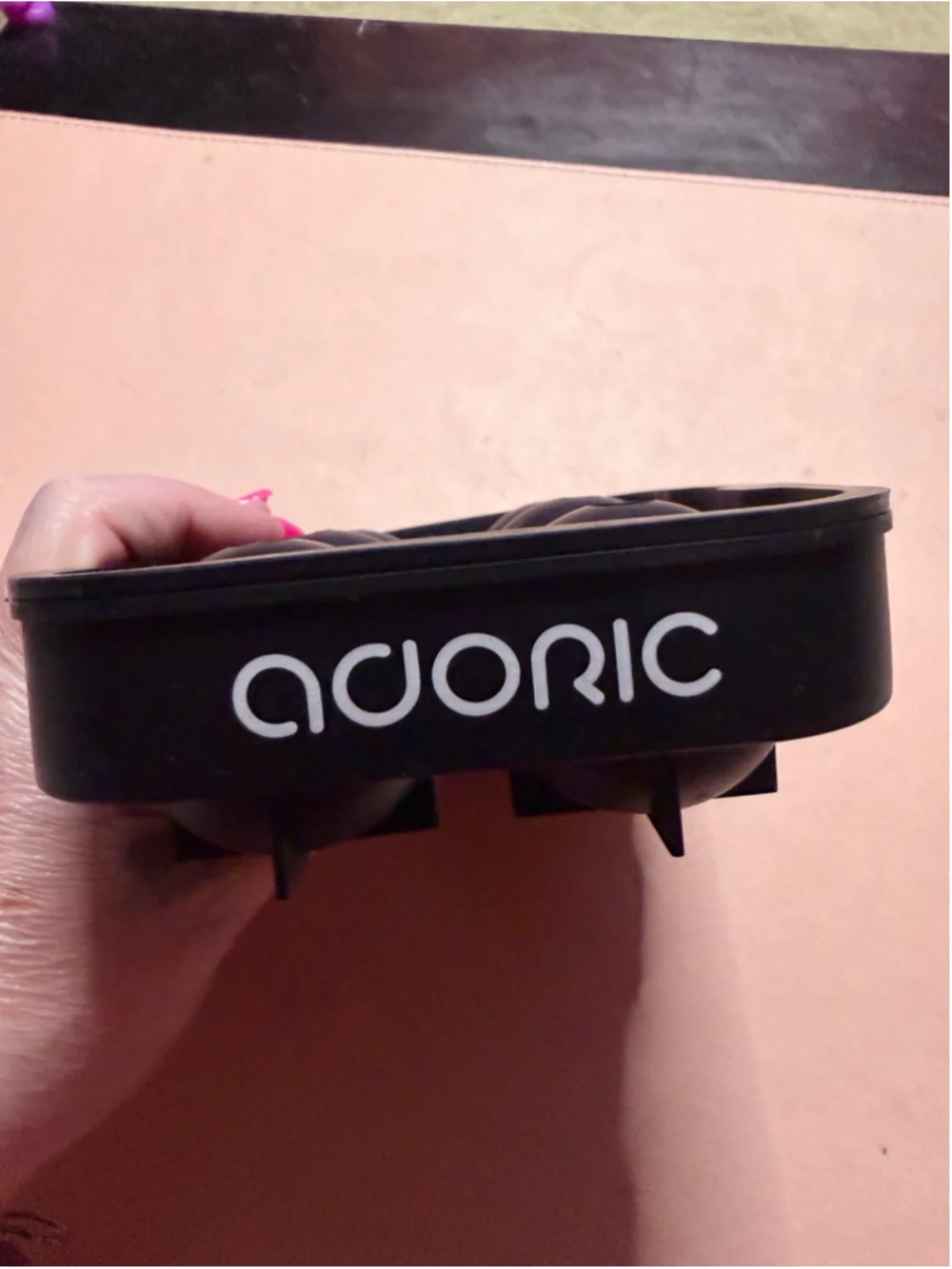 Adoric Black Silicone Sphere Ice Cube Tray